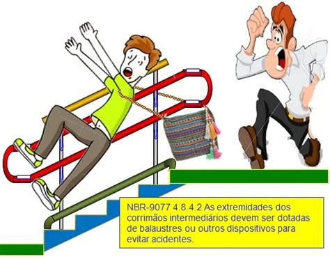 Normas dimensões e formatos do corrimão de escada