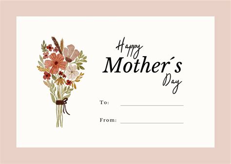 Free Custom Printable Mothers Day Card Templates Canva Worksheets Library