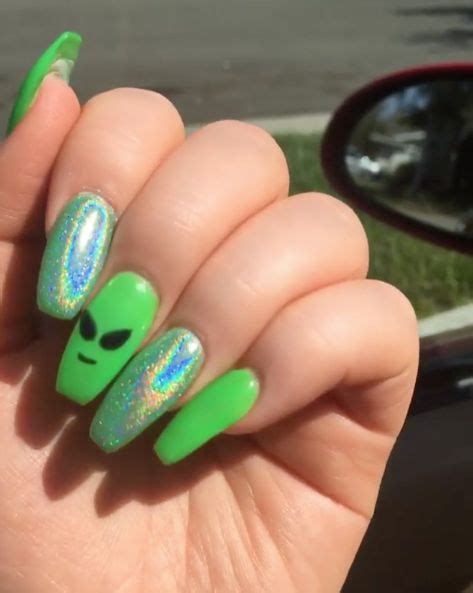 Cafemom Holographic Alien S Nails Manicure Ideas That