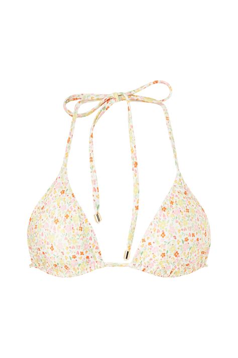 Gina Tricot Bikini Bh Bikini Triangle Top Flerfarvet Bikinitoppe