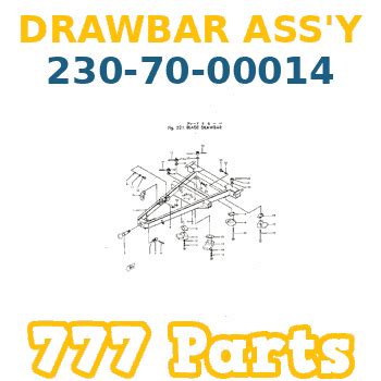 Komatsu Drawbar Ass Y