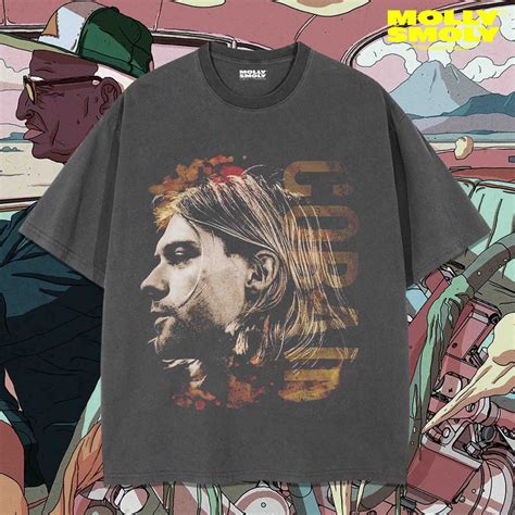 Jual Kaos Kurt Cobain Oversize Vintage Kaos Oversize Kurt Cobain