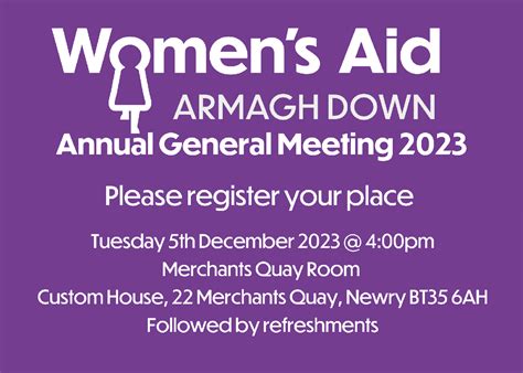 Women S Aid Armagh Down AGM 2023 Women S Aid Armagh Down