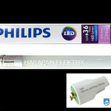 Jual LAMPU TL 16 Watt LED ECOFIT PHILIPS Panjang 1200mm Cool Daylight