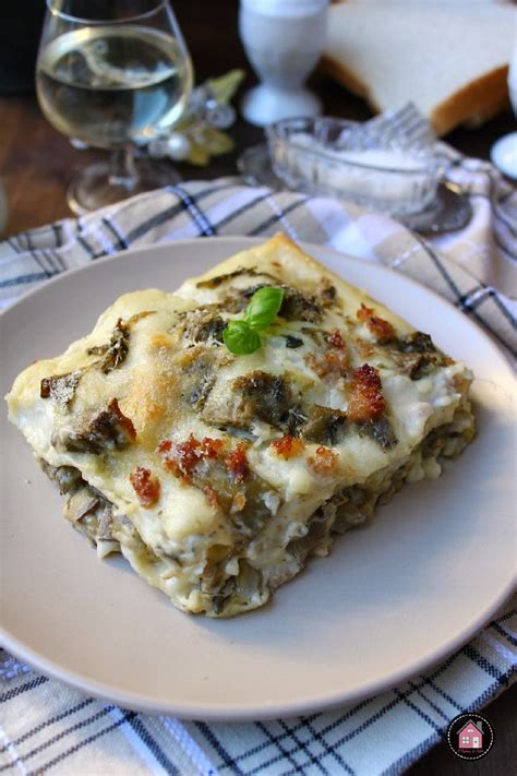 Lasagne Bianche Con Carciofi E Salsiccia I Sapori Di Casa