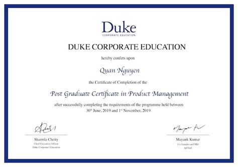 Post Graduate Certificate in Product Management (from Duke CE) | upGrad ...