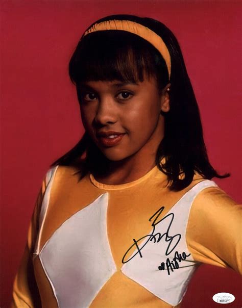 Karan Ashley Mighty Morphin Power Rangers 8x10 Signed Photo JSA COA Ce