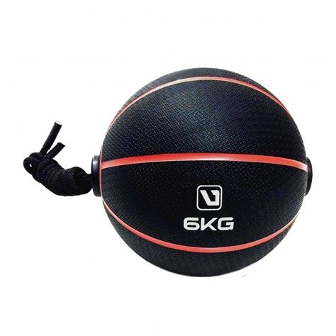 Bola De Peso Medicine Ball Corda 6Kg LS3006E 6 Liveup Submarino