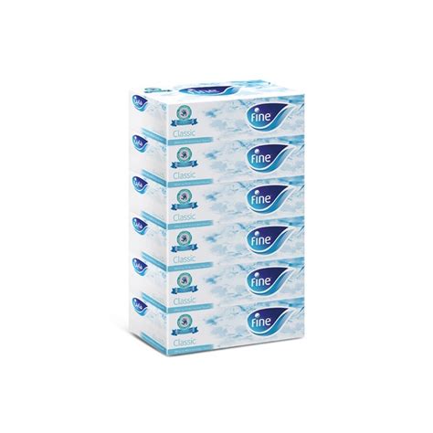 Fine Facial Tissues 200 X 2 Ply Pack Of 6 Choithrams Uae