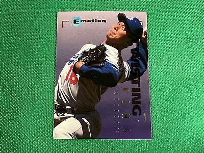 Emotion Hideo Nomo Rc Rookie Los Angeles Dodgers Ebay