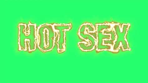 Text Animation Of The Words HOT SEX Burn Stock Video Pond5