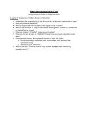 Study Guide Exam 2 Chapter 3 4 Part B Docx Basic Microbiology Bio