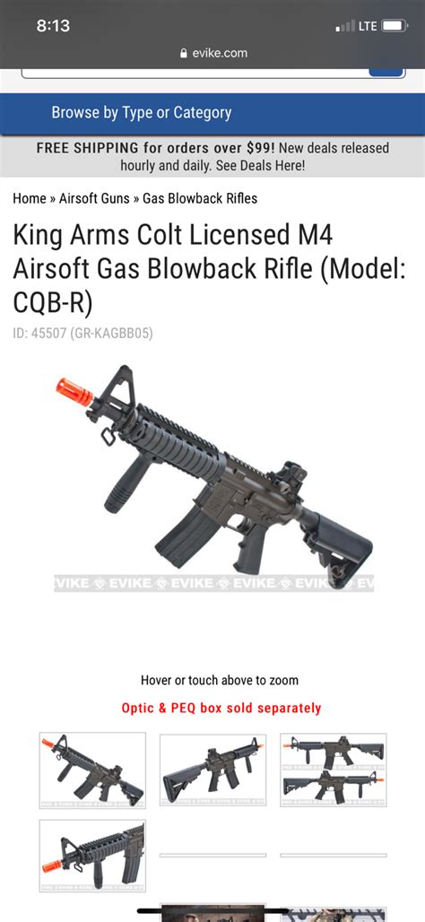 Sold Wtb G P Or King Arms Gbbr Hopup Airsoft