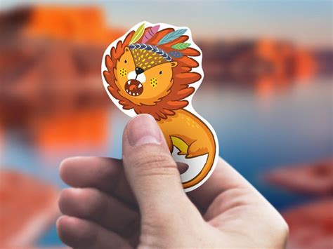 Lions Laptop Stickers Pack Vinyl Sticker Bomb Print Kids Lion - Etsy