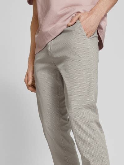 BOSS Orange Slim Fit Chino Mit Paspeltaschen Beige Online Kaufen