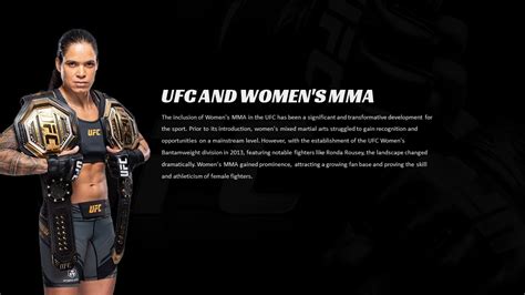 UFC Presentation Free PowerPoint Template On MMA SlideChef