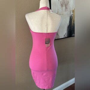 Dresses Halter Mini Dress In Hot Pink Poshmark