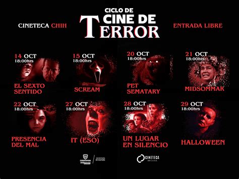 Ofrece Cineteca Chihuahua Ciclo De Cine De Terror Durante El Mes De