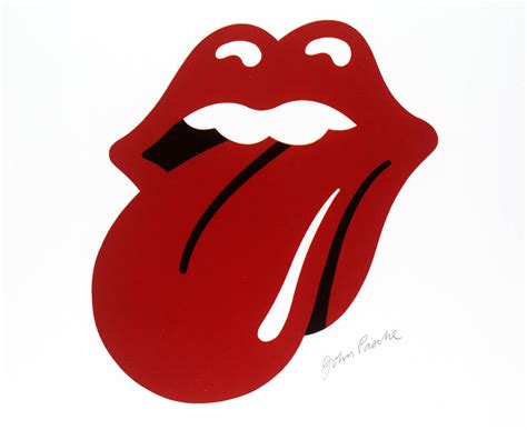 V&A · The Rolling Stones tongue and lips logo