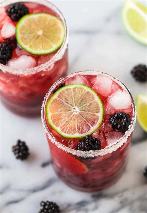 Skinny Blackberry Margarita