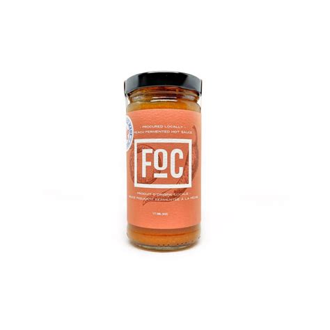 Foc Peach Fermented Hot Sauce Chilly Chiles