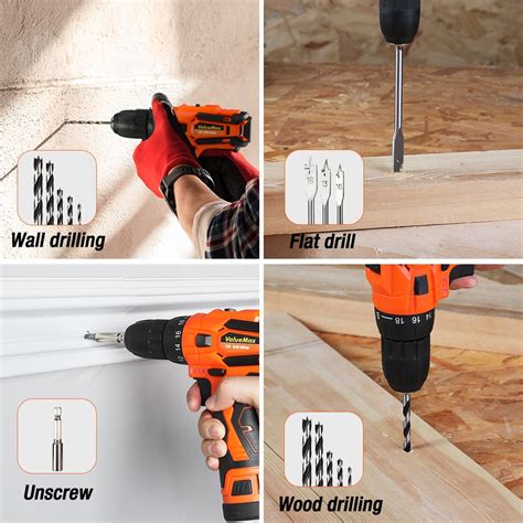 Valuemax V Cordless Drill Driver Electric Screwdriver Power Tools