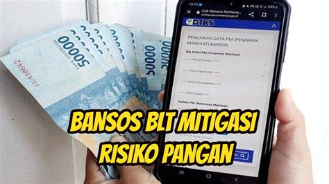 Rp600 Ribu Cair Sekaligus BLT Mitigasi Risiko Pangan 2024 Segera