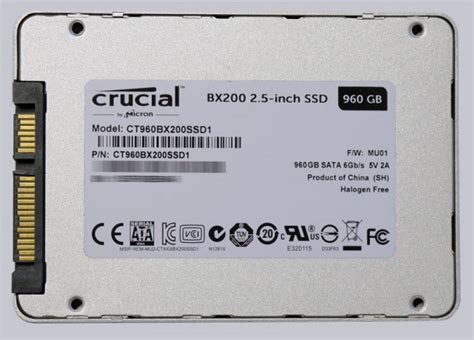 Crucial BX200 960 GB SSD Review Layout Design And Features