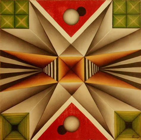 Obra De Arte Com Formas Geometricas