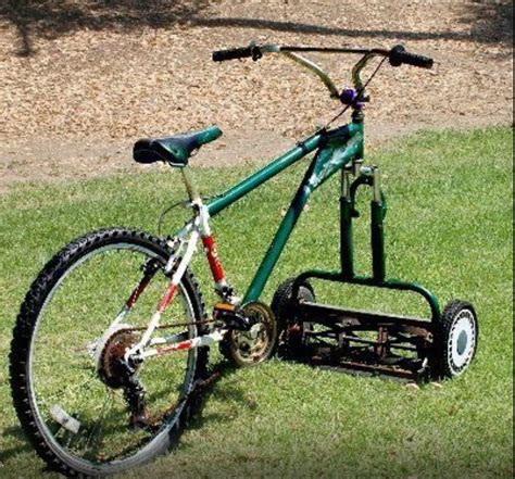 Way Cool Bicycle Lawn Mower Inventions