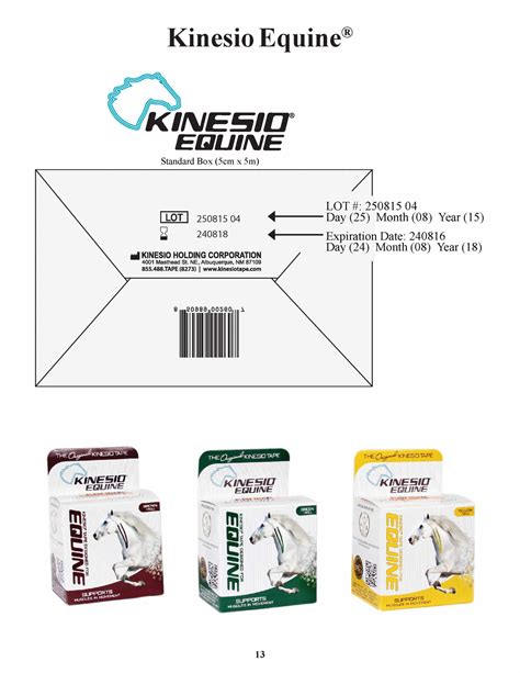 Kinesio Tape Expiration Dates