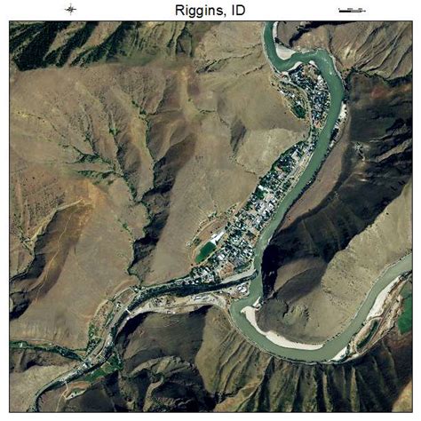 Aerial Photography Map of Riggins, ID Idaho