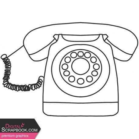 The Good Life May June Retro Rotary Phone Template Graphic By