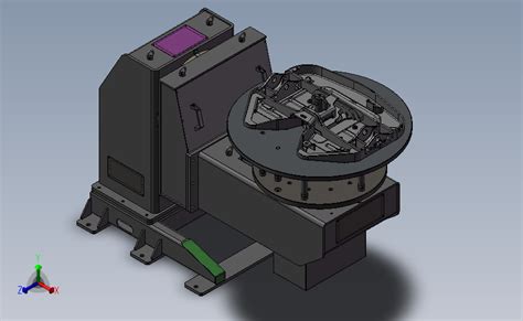 L型变位机3d数模图纸 Solidworks设计solidworks 2012模型图纸下载 懒石网