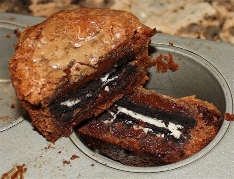 Gooey Oreo Brownie Cups Desserts Required