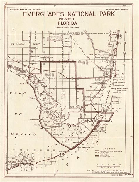 map of florida with everglades 3