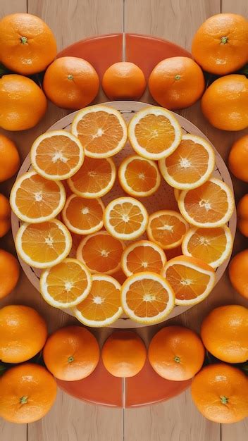 Premium Photo Sliced And Whole Oranges