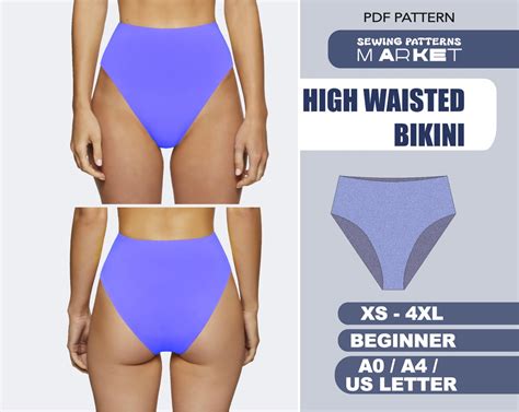 Bikini Sewing Pattern Beginner Swimsuit Beginner Pattern Plus Size Bikini Pattern Women