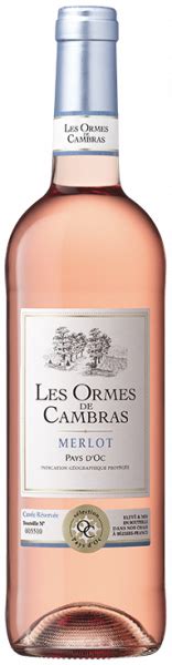 Vin IGP Pays D Oc LES ORMES DE CAMBRAS MERLOT E Leclerc