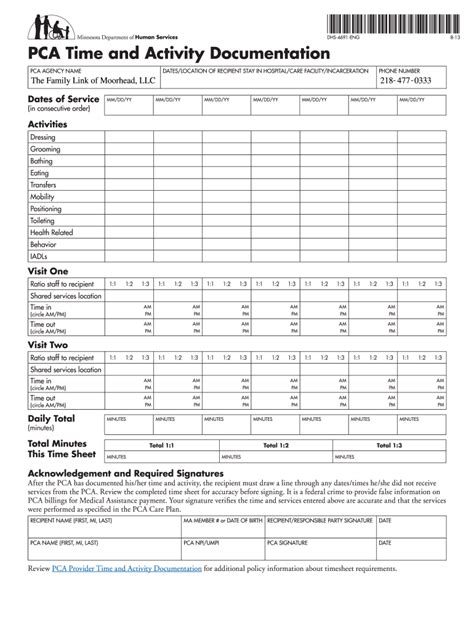 Pca Timesheet 2013 2025 Form Fill Out And Sign Printable Pdf Template