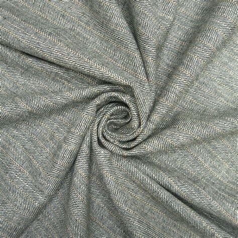 English Wool Zig Zag Twill Pinstripe Suiting Bristol Sample Gala