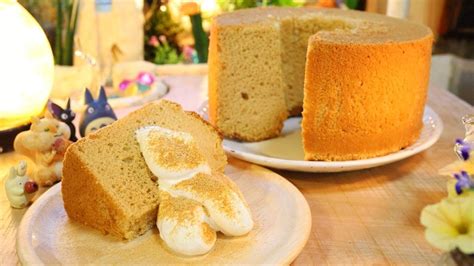 きな粉シフォンケーキの作り方【本格プロレシピ】失敗しないポイント How To Make Chiffon Cake Of Kinako