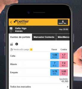 Betfair app Cómo descargar la app de Betfair en Android e IOS