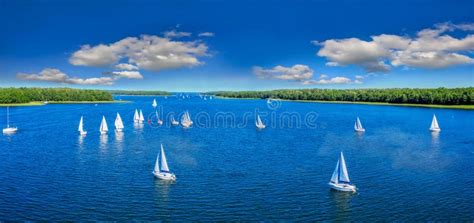 Masuria stock photo. Image of sailboat, leisure, view - 271518858