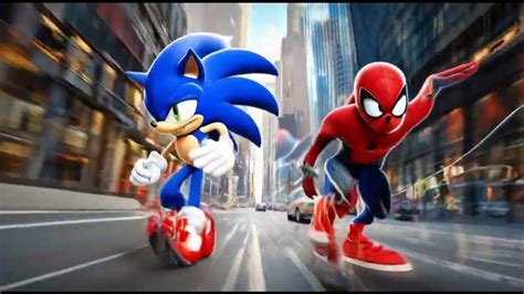 Sonic E Homem Aranha - Sonic x HOMEM aranha - YouTube