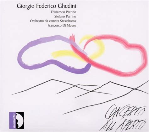 Giorgio Federico Ghedini Sonata Da Concerto F R Fl Te Orchester Cd