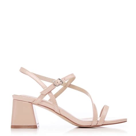 Moira Nude Patent Sandals From Moda In Pelle UK