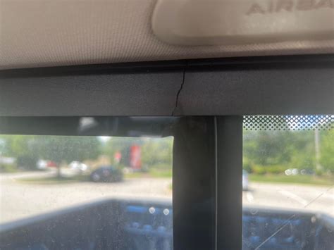 I have no idea what happened, but my truck has these two cracks on both