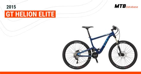2015 Gt Helion Elite Specs Reviews Images Mountain Bike Database