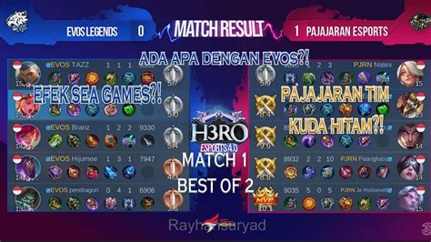 ADA APA DENGAN EVOS PERSIAPAN UNTUK MSC EVOS VS PAJAJARAN MOBILE